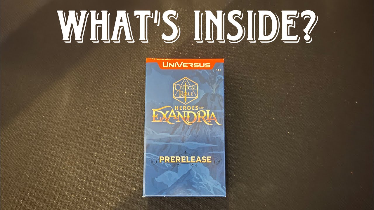 Universus - Critical Role Heroes Of Exandria Prerelease Kit Opening And Review
