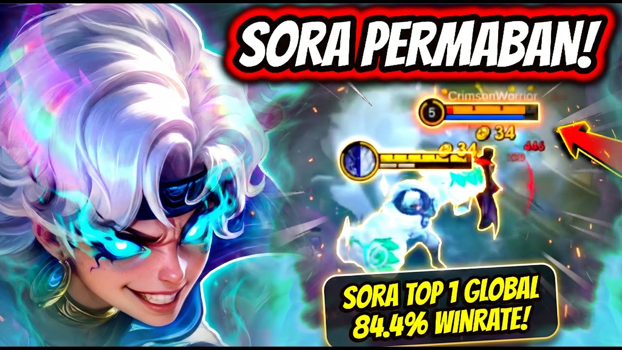 ¡POR ESTE MOTIVO SORA ES PERMABAN EN RANK! ¡CC y DAÑO IMPARABLE! | MOBILE LEGENDS