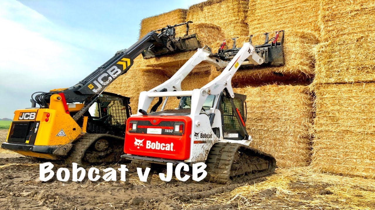 BOBCAT против JCB TELESKID || SKIDLOADER || LORD MUCK