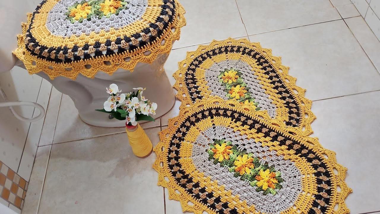 MARAVILHOSO JOGO DE BANHEIRO MODELO CHARMY / VENDE MUITO 💲✅