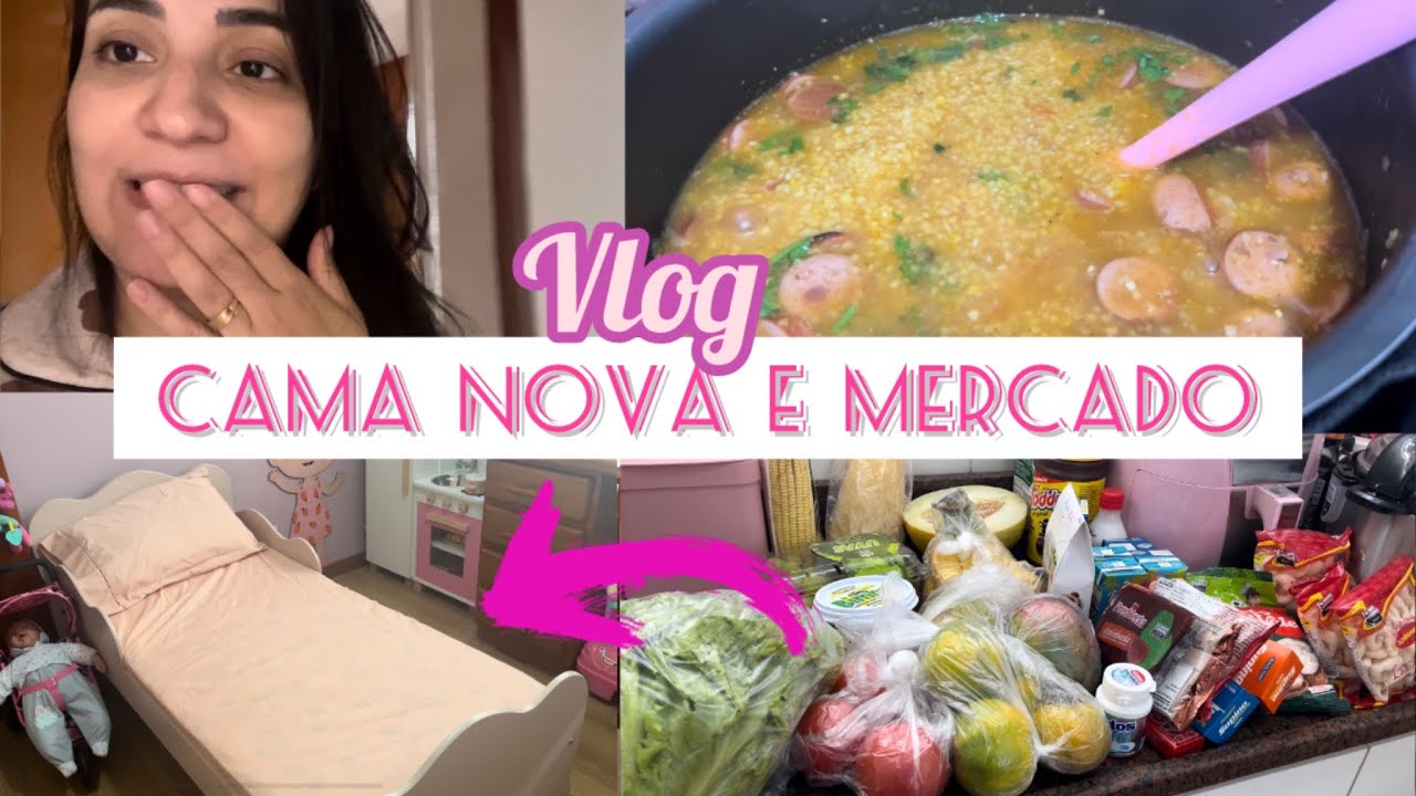 CAMA INFANTIL NOVA, FIZ PELA-ÉGUA E MERCADO DA SEMANA