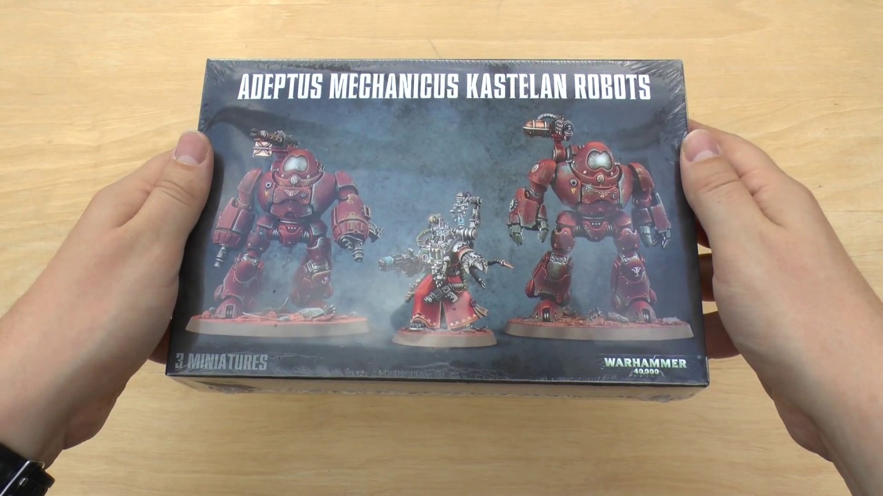 Adeptus Mechanicus - Kastelan Robots - Unboxing & Review (WH40K)