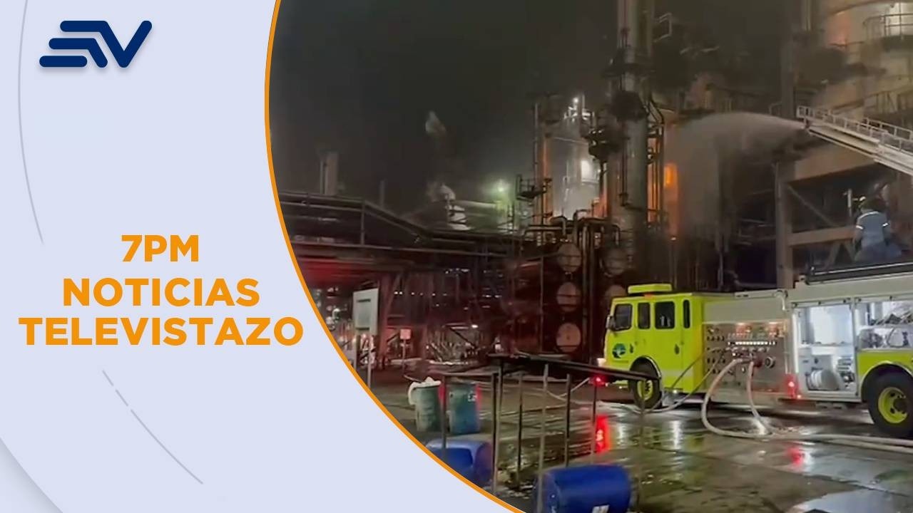Petroecuador declara emergencia tras el tercer incendio en un año | Televistazo | Ecuavisa