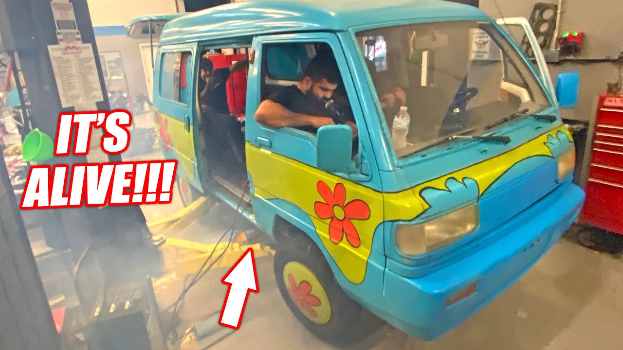 ROTARY Swapped Mystery Machine EP.3 - FIRST START UP!!!! Turbo Rotary Engine Comes to Life!