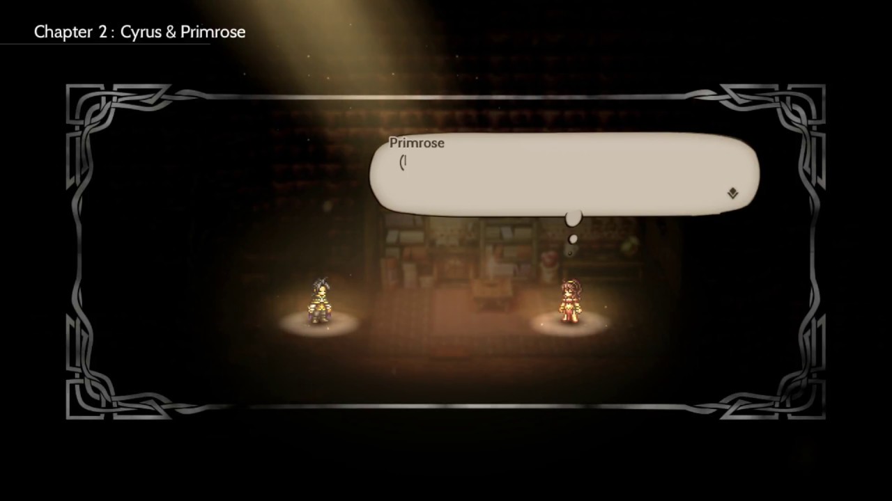 Octopath Traveler - Cyrus Chapter 2 Party Chat/Travel Banter