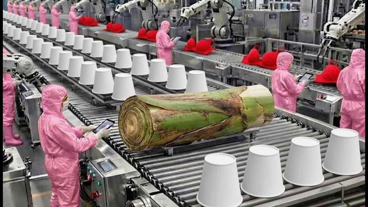 How Banana Plant Waste Is Turned Into Paper Cups | World Wide Waste