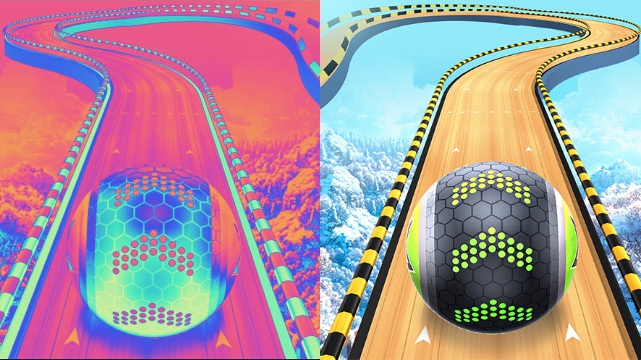 Going Balls Original vs Colorful Effects – Which Looks Better? 🔵🎨🔥 #vdrsgaming