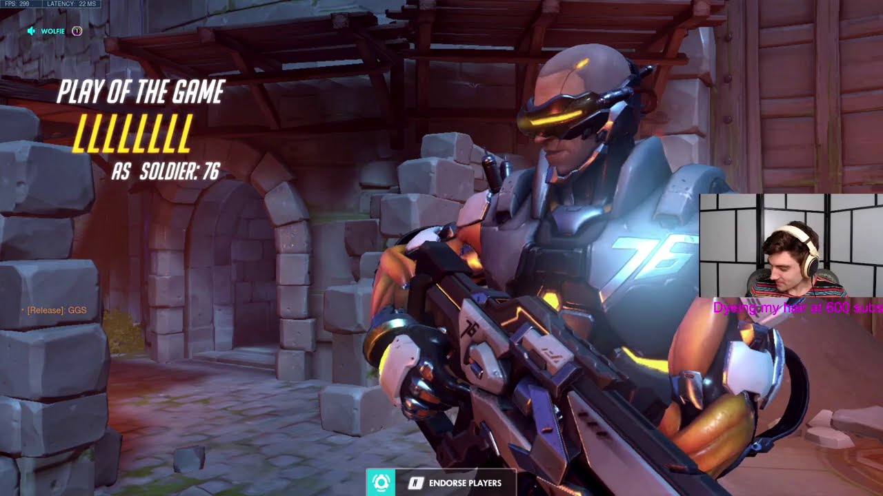 JAKE NANO SOLDIER 76 - POTG! [ OVERWATCH SEASON 24 TOP 500 ]
