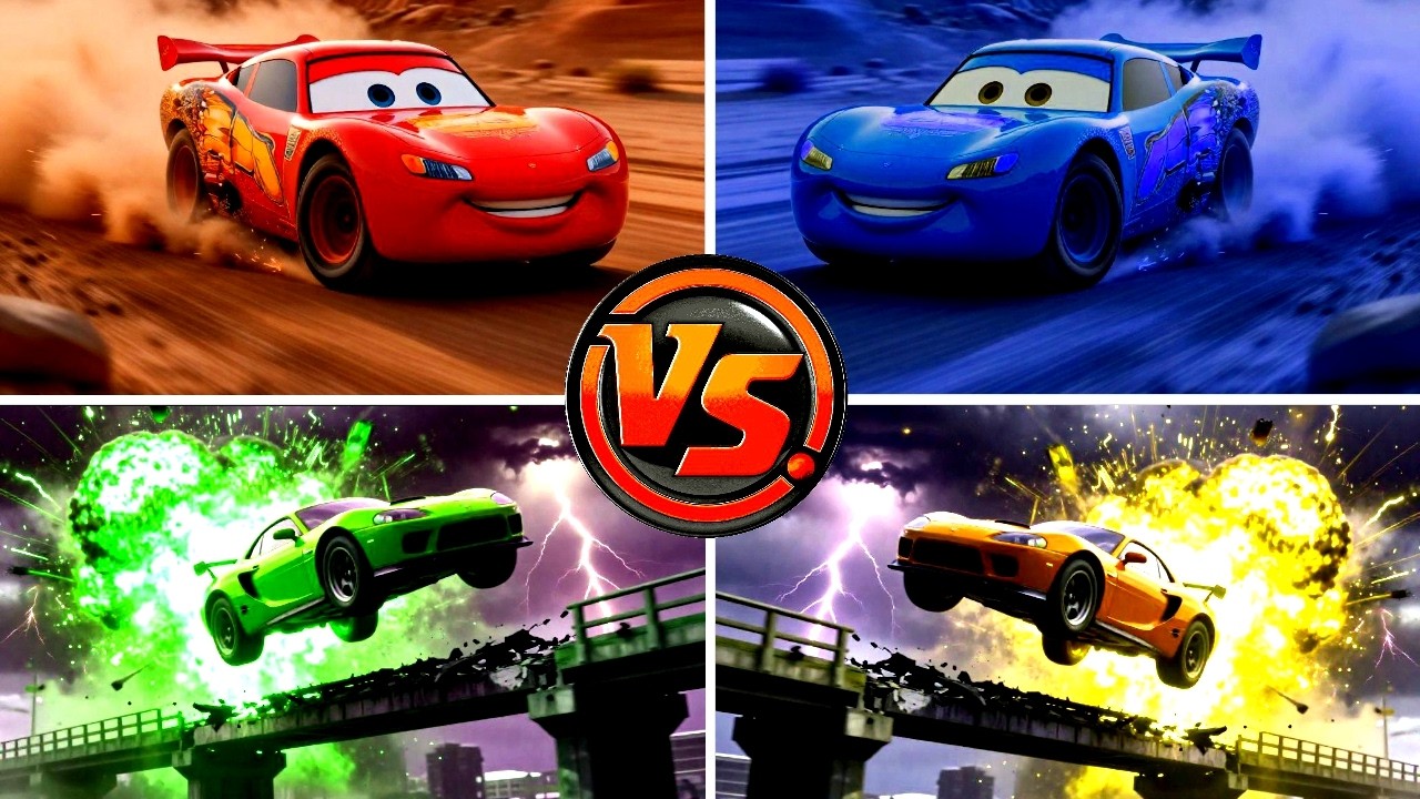Lightning McQueen 😱 Coffin Dance | QC #0137