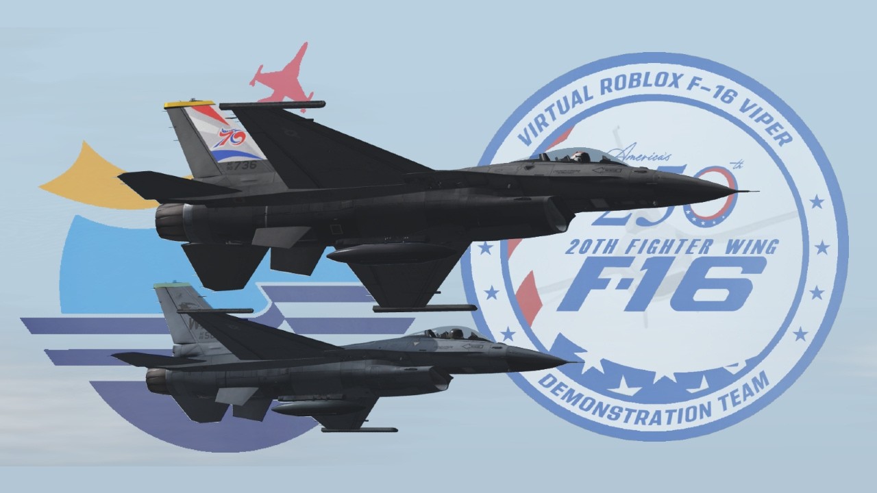 Virtual Roblox F-16 Viper Demo Team - Virtual Roblox Sacheon Airshow 2026