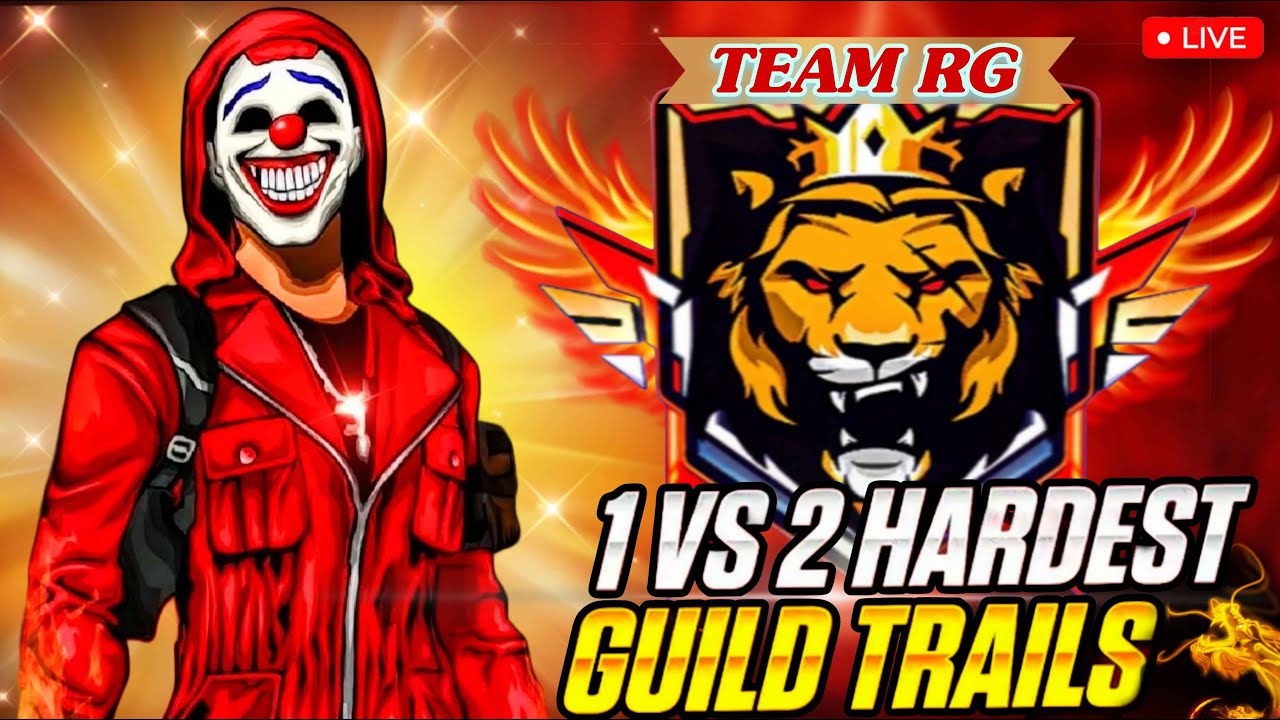 FREE FIRE LIVE TELUGU 💥 4 VS 4 AND 1 VS 2 GUILD TRAILS 🥰 MAD REACTIONS ON YOUR GAME PLAY 💥
