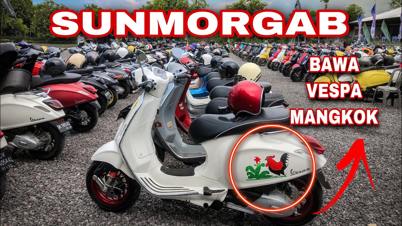 KETIKA 400 LEBIH VESPA MATIC TURUN KE JALAN  | JIK WAH CHANNEL
