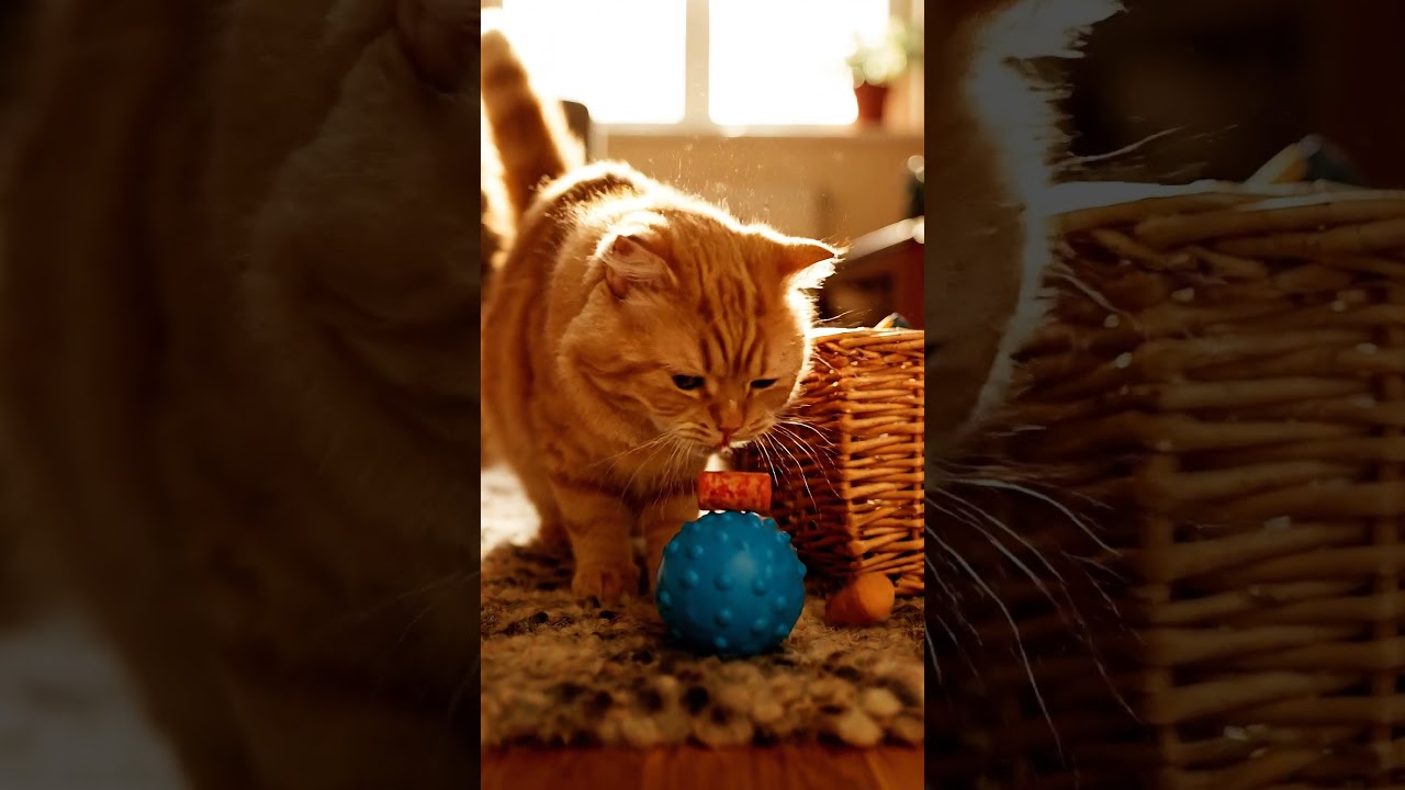 Корзинный сборщик #cat #красиваякошка #cute #веселыекоты #funny #видосыоткота #прикольныекоты