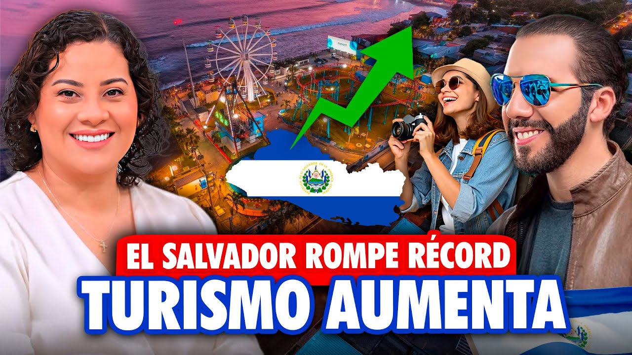 El Salvador rompe récord de Turismo ❤️👏🏼 Nayib Bukele celebra este logro histórico para el país