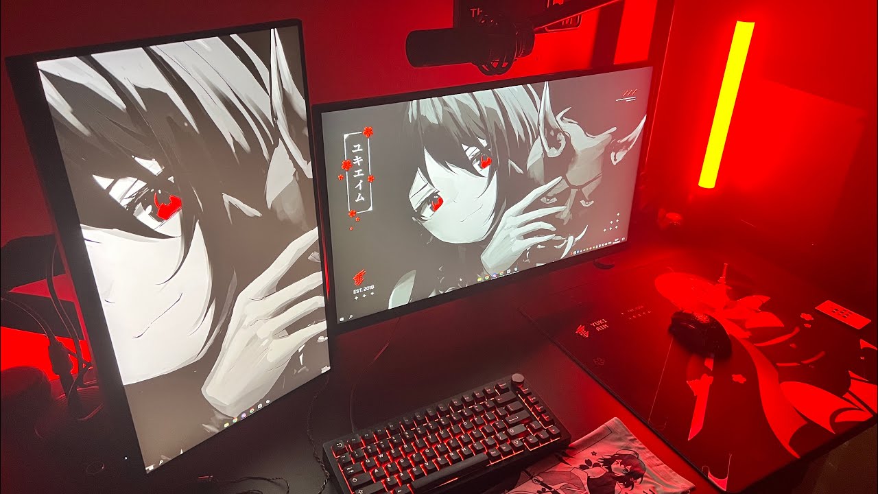 Meu Setup 2023 PRETO e VERMELHO! (SONHO REALIZADO)