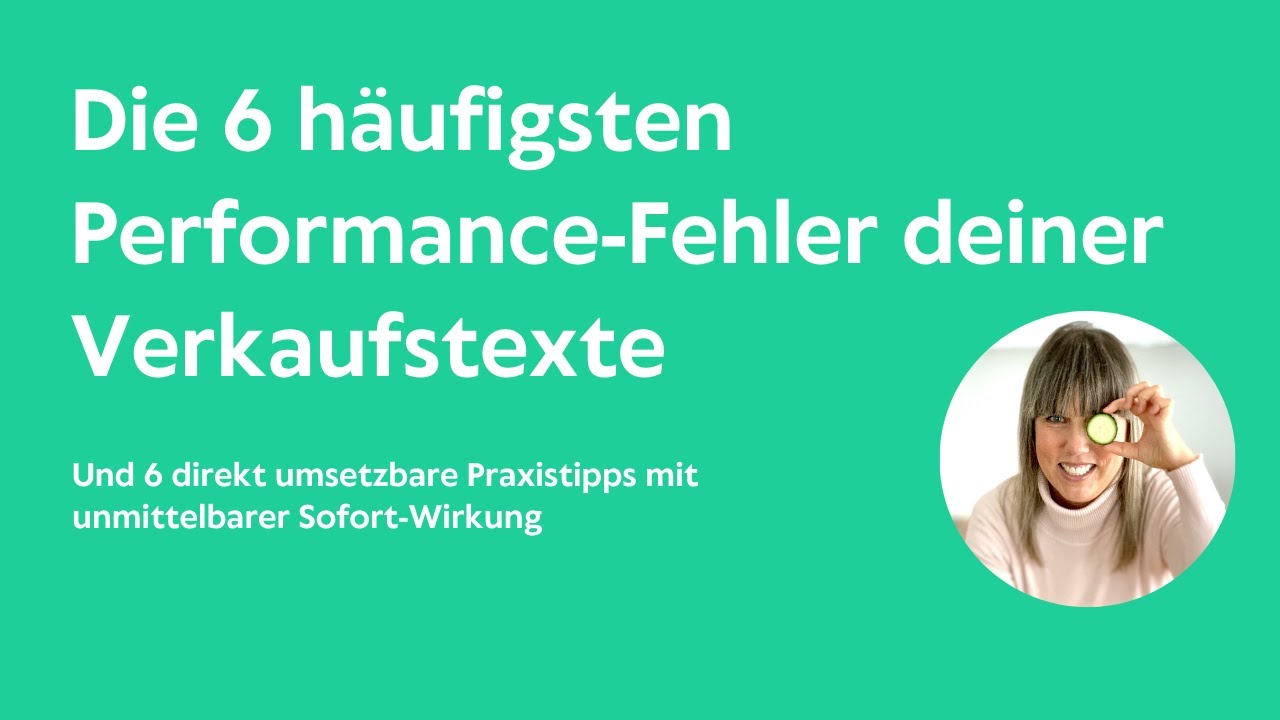 6 h&auml;ufigste Performance-Fehler - und 6 direkt umsetzbaren Praxis-Tipps mit Sofort-Wirkung