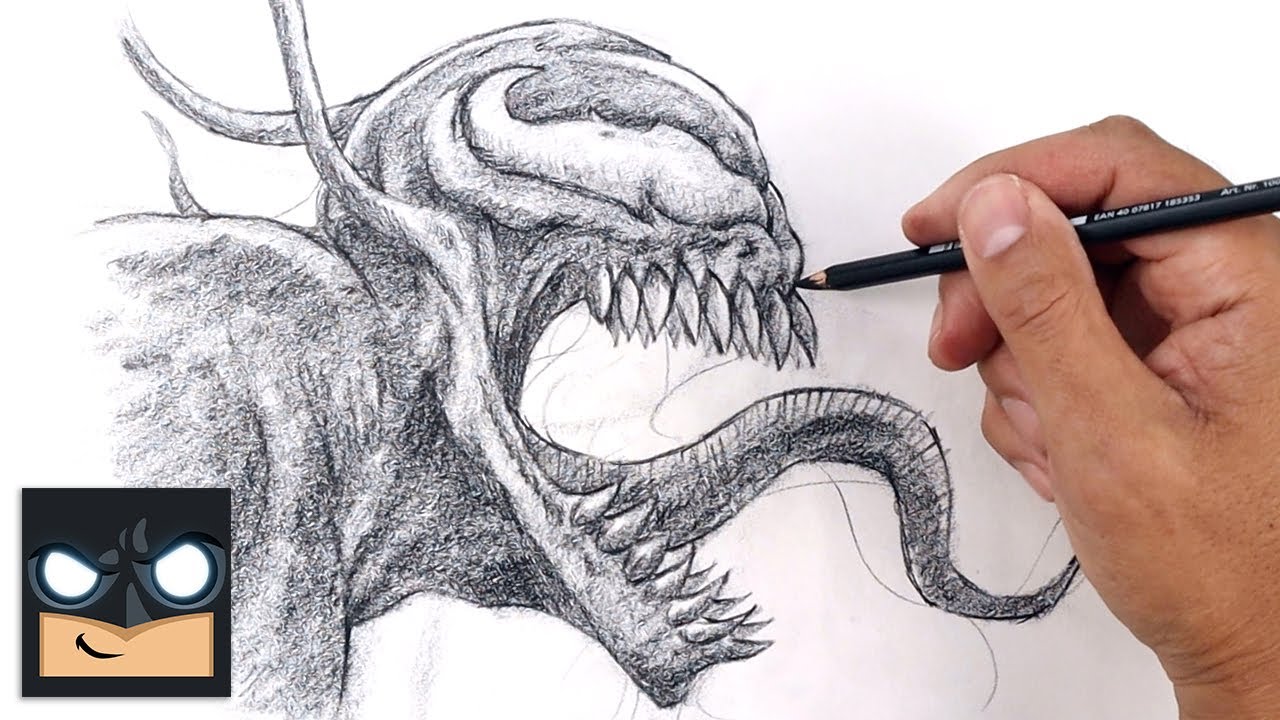 How To Draw Carnage | Beginner Sketch Tutorial (Step-by-Step)