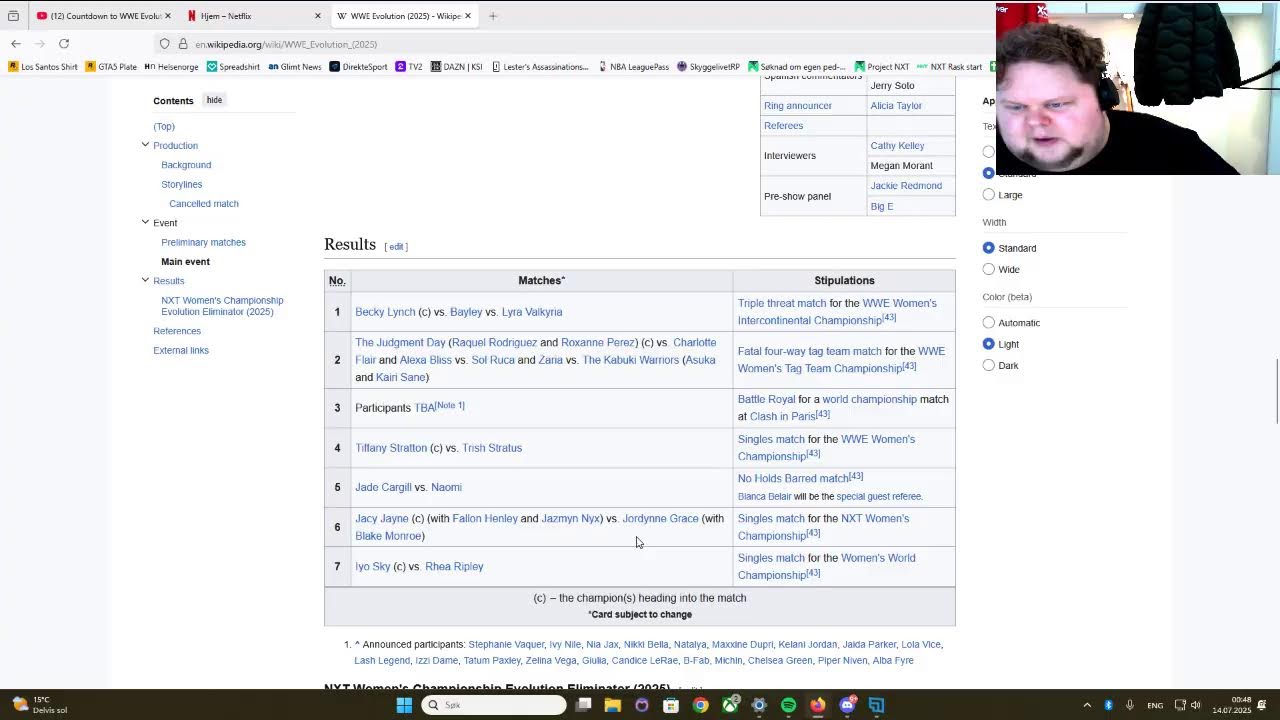 Prediction video on WWE Evolution (2025)