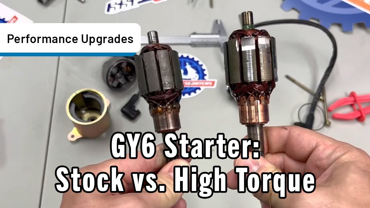 GY6 Starter Comparison: Chinese Stock vs. Taiwanese Upgrade
