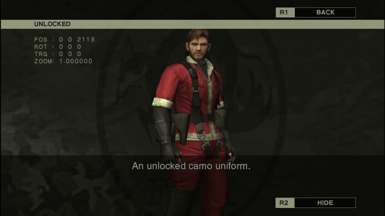 MGS3 All Obtainables Part 2/2 - All Download Camouflage (Master Collection)