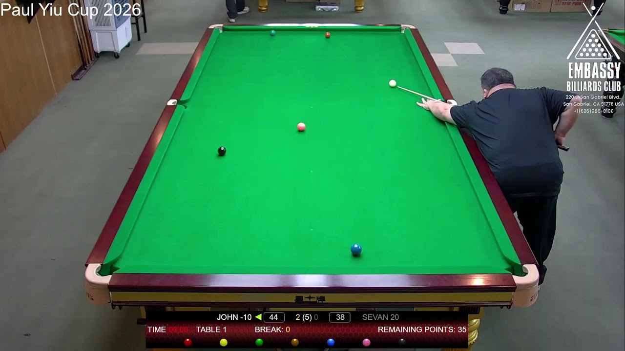 Paul Yiu Cup 2026 JOHN -10 vs SEVAN 20