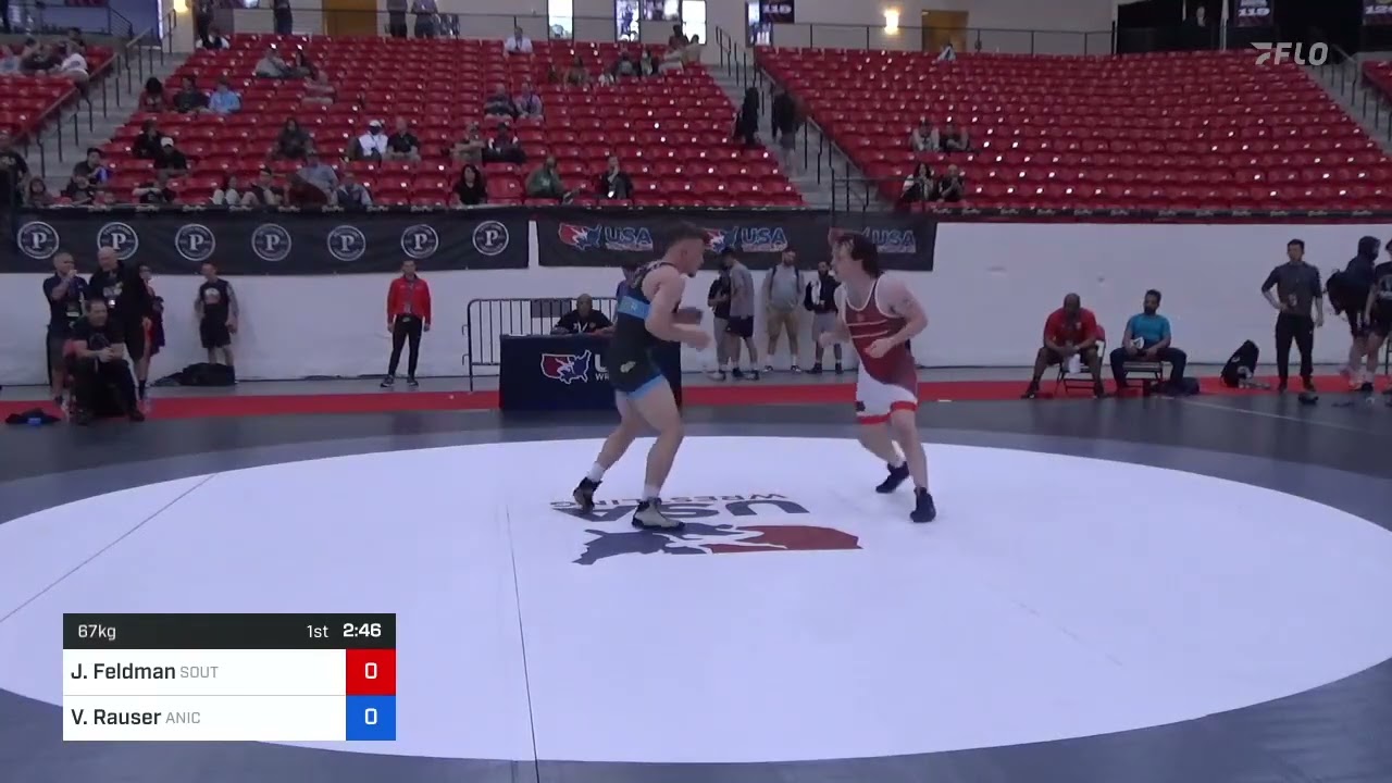 67 Kg Cons 16 #2 - Justin Feldman, South West Washington Wrestling Club Vs Valyen Rauser, Aniciete