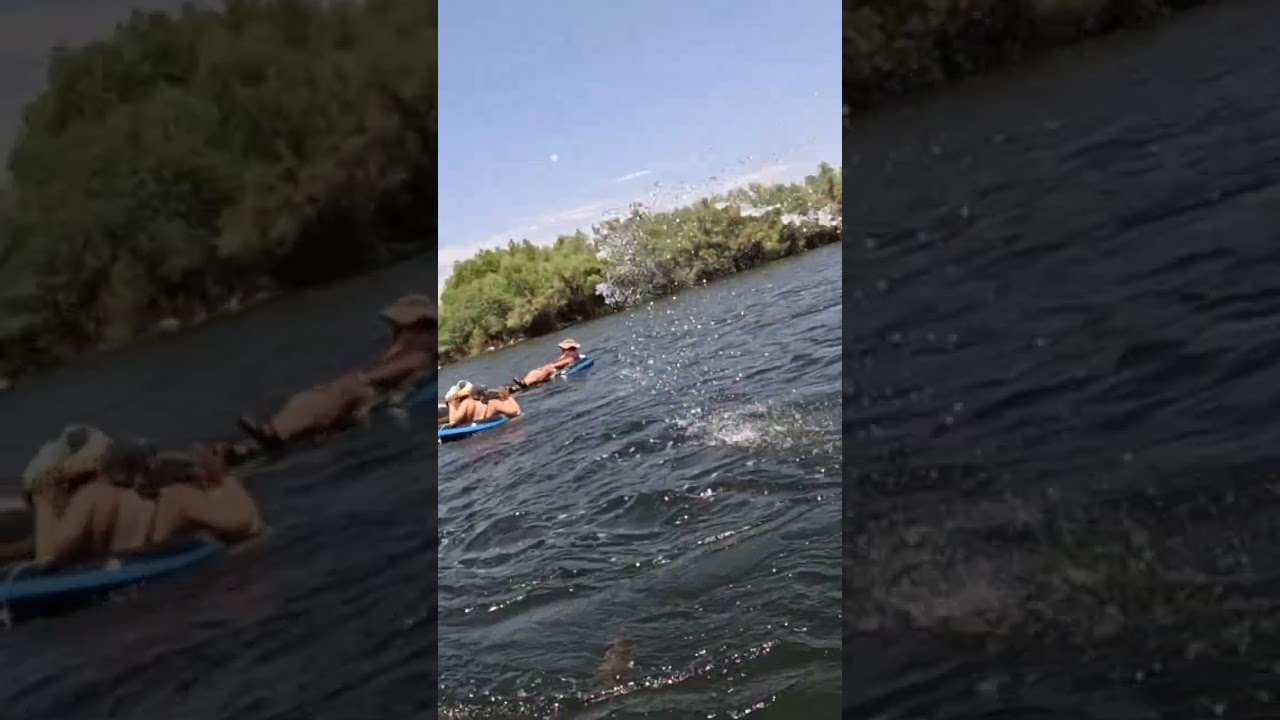 Oh he's got weed. We won't hit the Marijuana #saltriversquirters #tubing #beerlife #summer