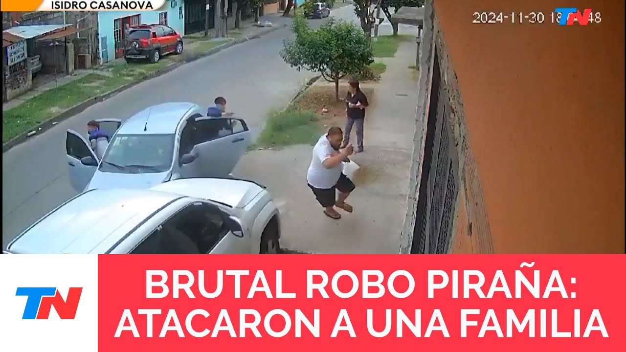 ISIDRO CASANOVA I Siete ladrones armados atacaron a una familia y les robaron una camioneta