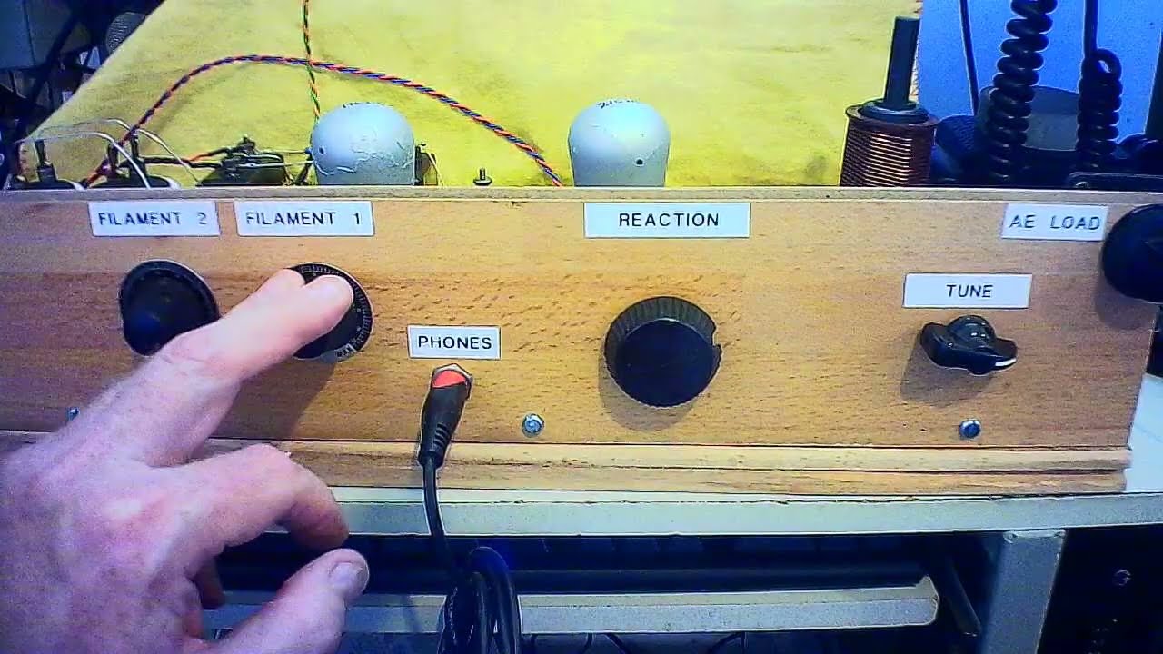 It's now a 1920/30's style 2 valve receiver?
