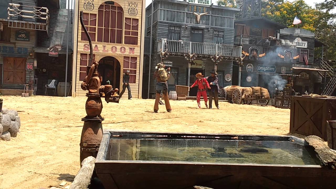 Cowboy show in safari world Bangkok