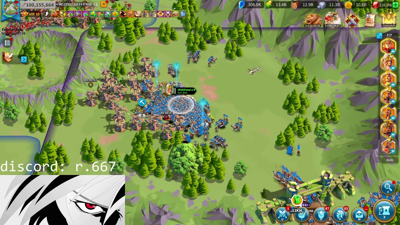 105M I 1093 vs 2489 & G5s I Pass 7 Day 2 I Rise of Kingdoms