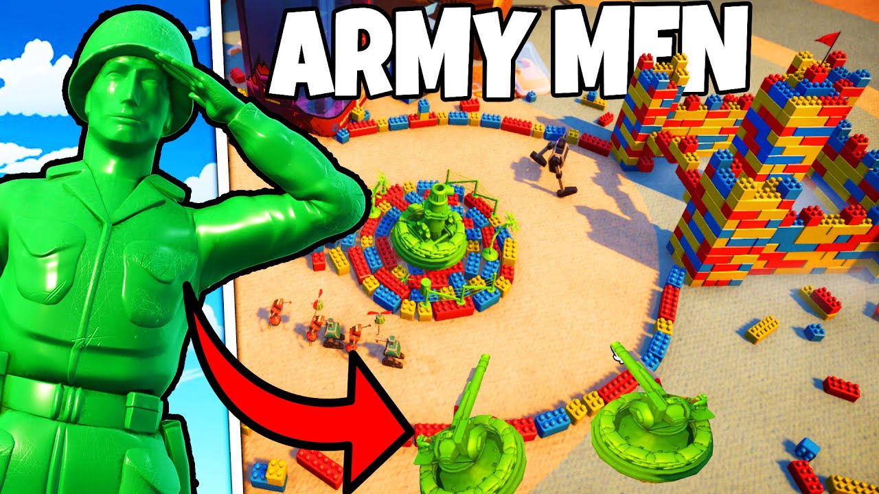 This NEW Army Men TOWER DEFENSE has a LEGO FORTRESS?! - Toy Shire