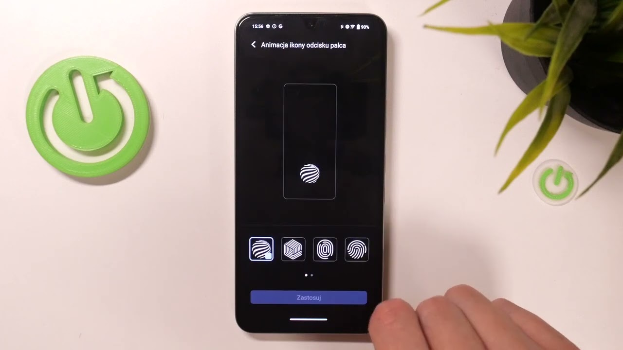 VIVO X80 LITE 5 G - Jak zmienić animacje ikony odcisku palca - Zmień wygląd swojego telefonu