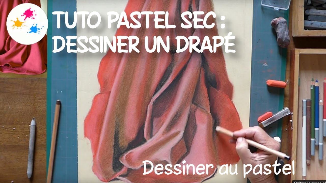 Tuto : un drapé au pastel sec