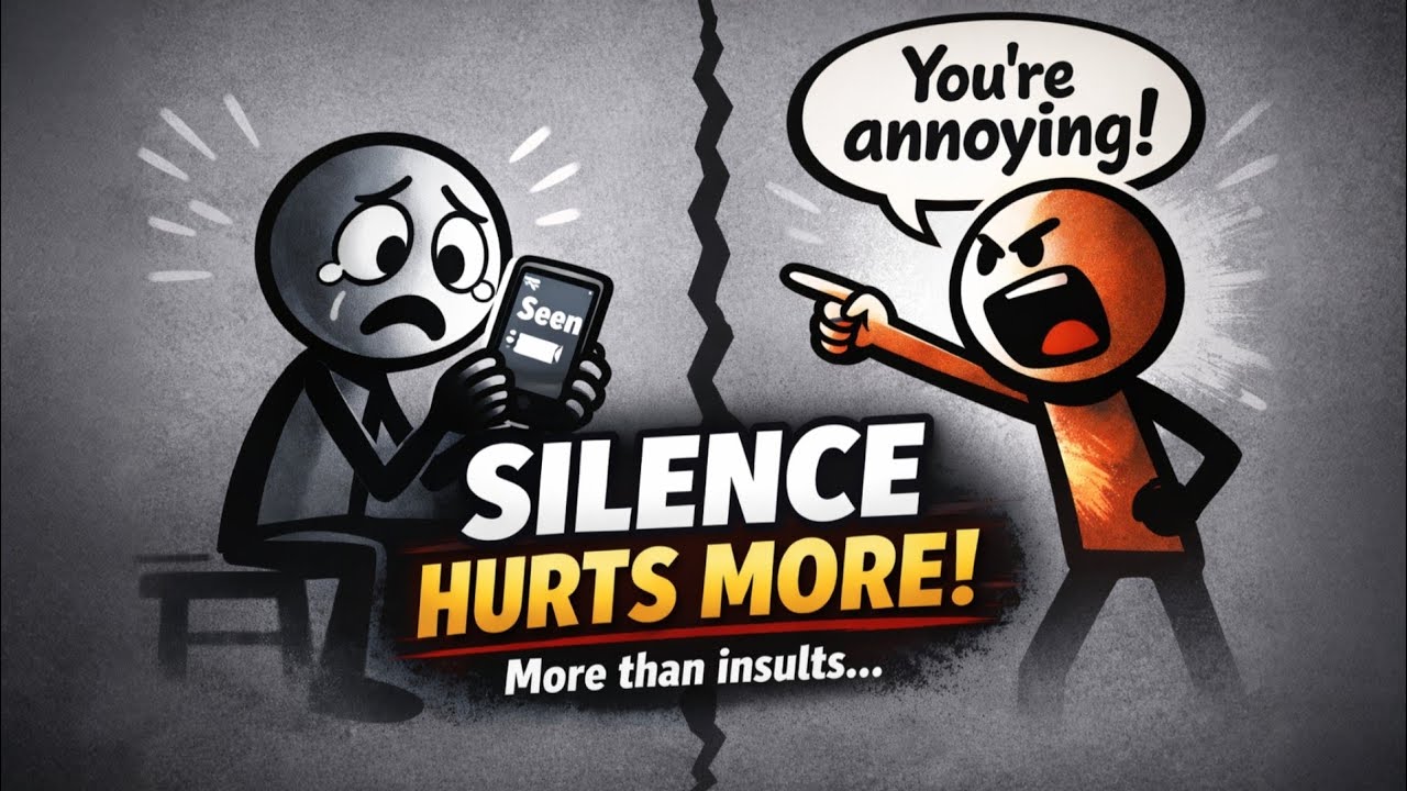 Why Silence Hurts More Than Insults😓 #psychology #psychologyfacts #usavideos #viral #overthinking 