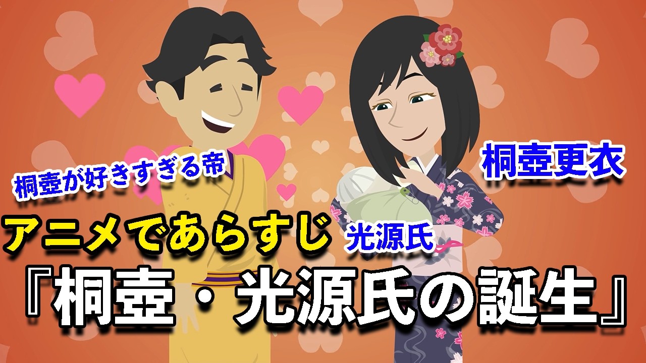 【アニメで古文】源氏物語・桐壺（あらすじまとめ）
