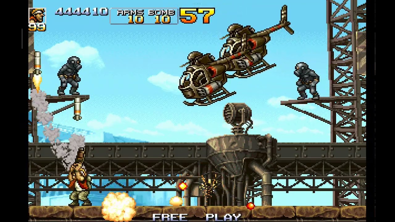 Metal slug 5 PS2 ใส่สูตรตัวไม่จำกัด ตายไม่มีวันหมด