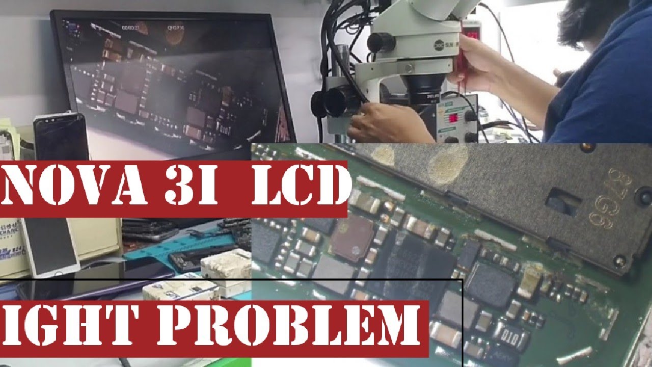 Huawei nova 3i display light problem.