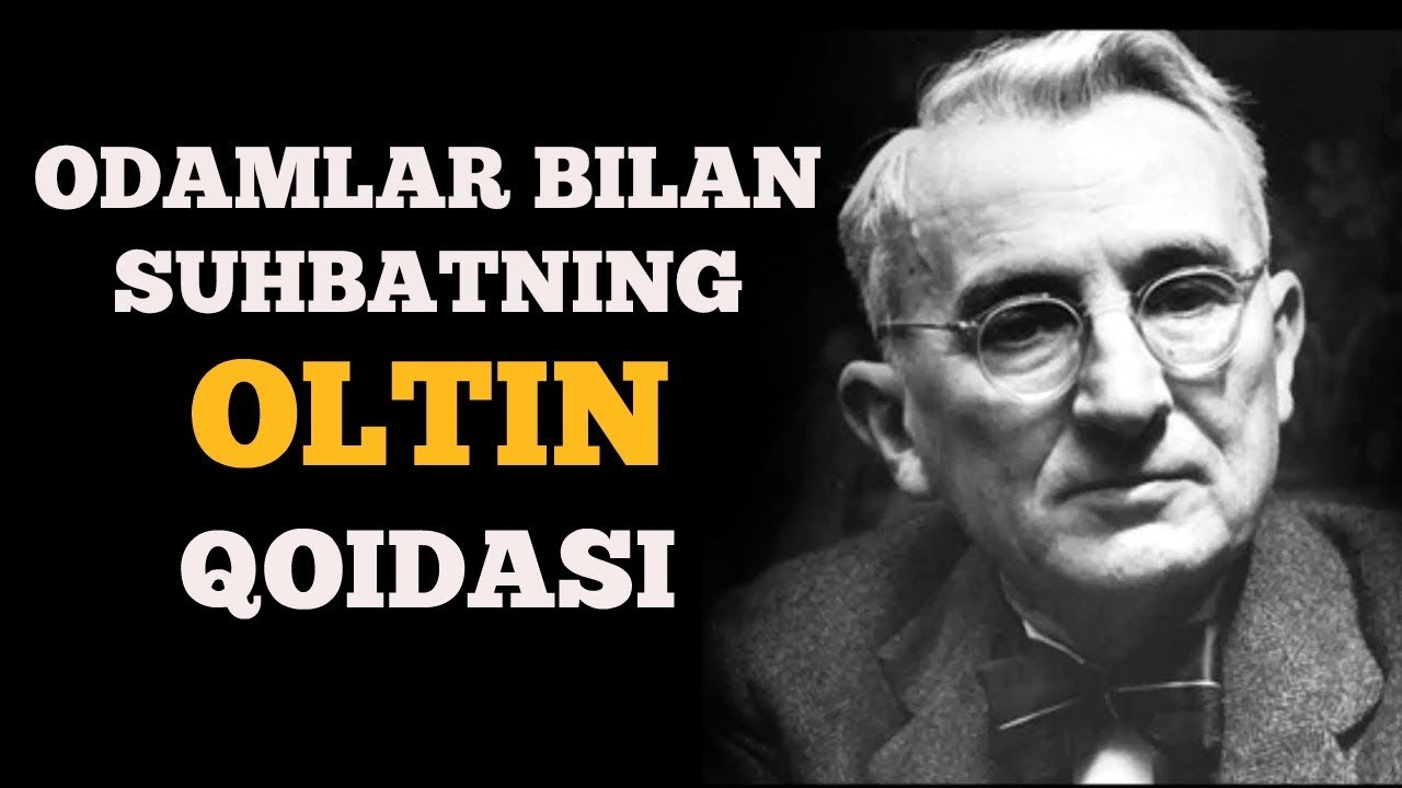 ODAMLAR BILAN SUHBATNING OLTIN QOIDASI.  