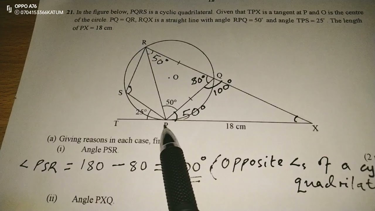 CIRCLES, CHORDS AND TANGENTS. 2023 MOCKS