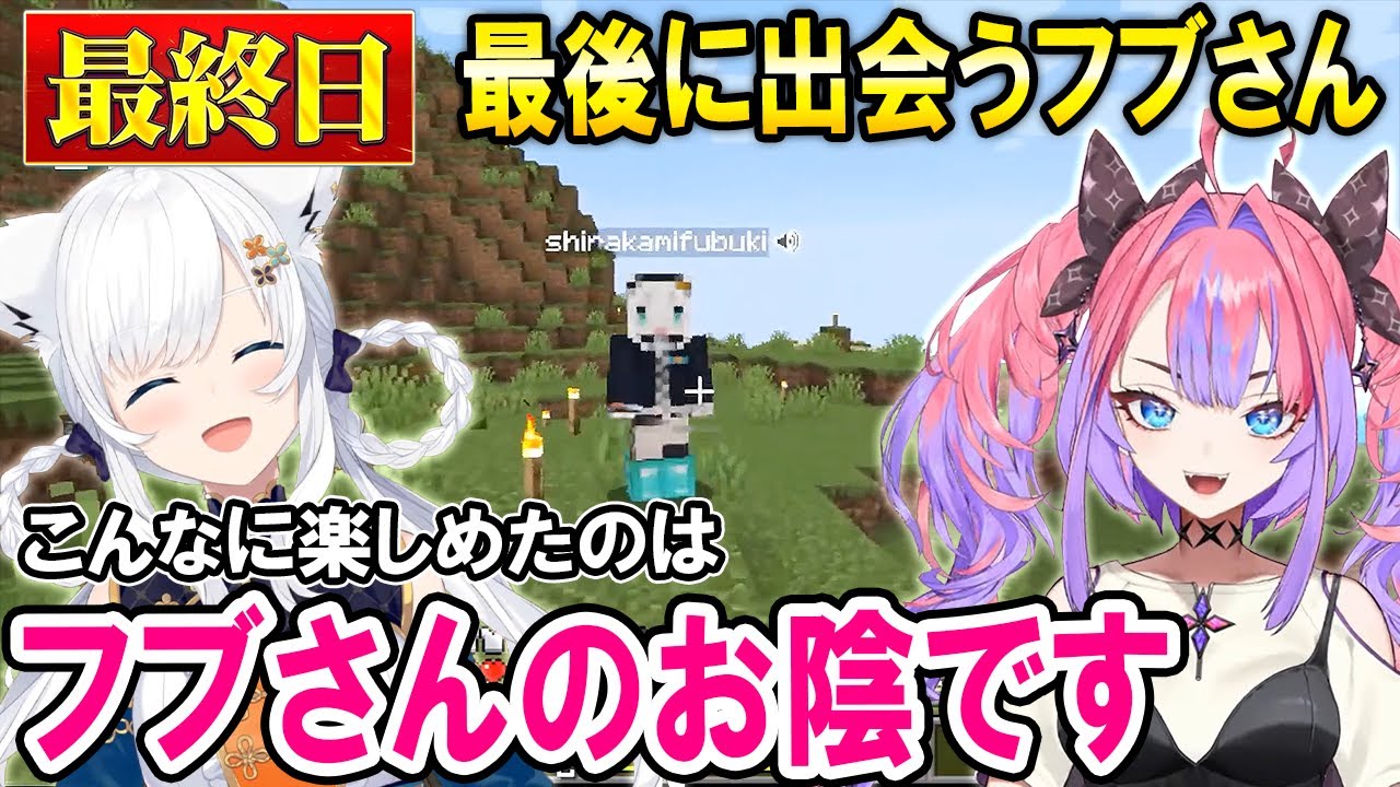 ホロクラダイヤ発掘隊最終日の終了間際にお世話になったフブさんに出会うヴィヴィたん【ホロライブ切り抜き/綺々羅々ヴィヴィ/白上フブキ】