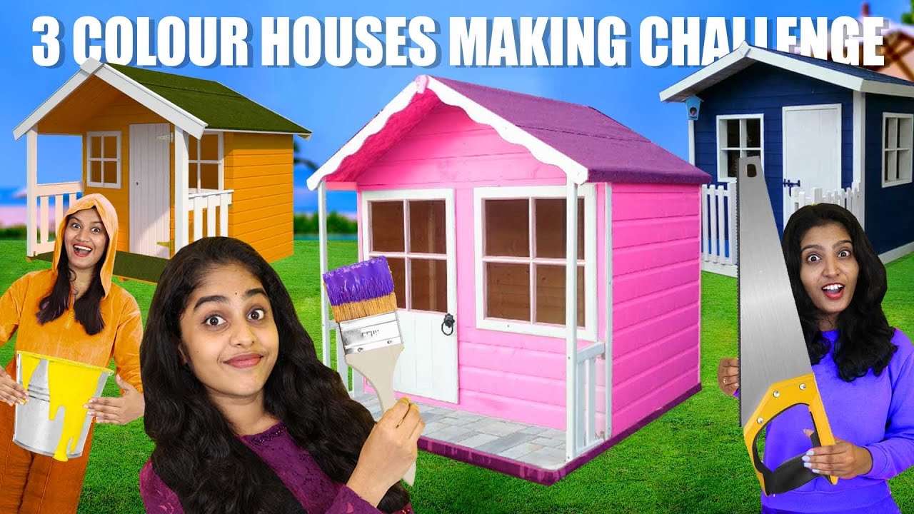 WE BUILT 3 COLOUR HOUSES 🤩 | ഞങ്ങളുടെ പുതിയ വീട്