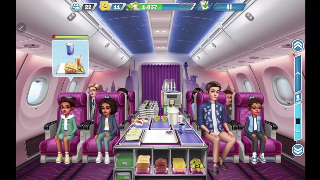 Airplane Chefs Level 37 ➖ New York ➖ 3 stars ➖ CaroGamesNL