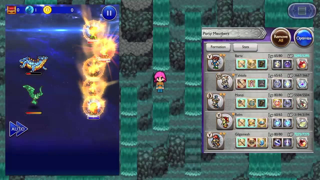 FFRK FF V - Istory Falls Elite