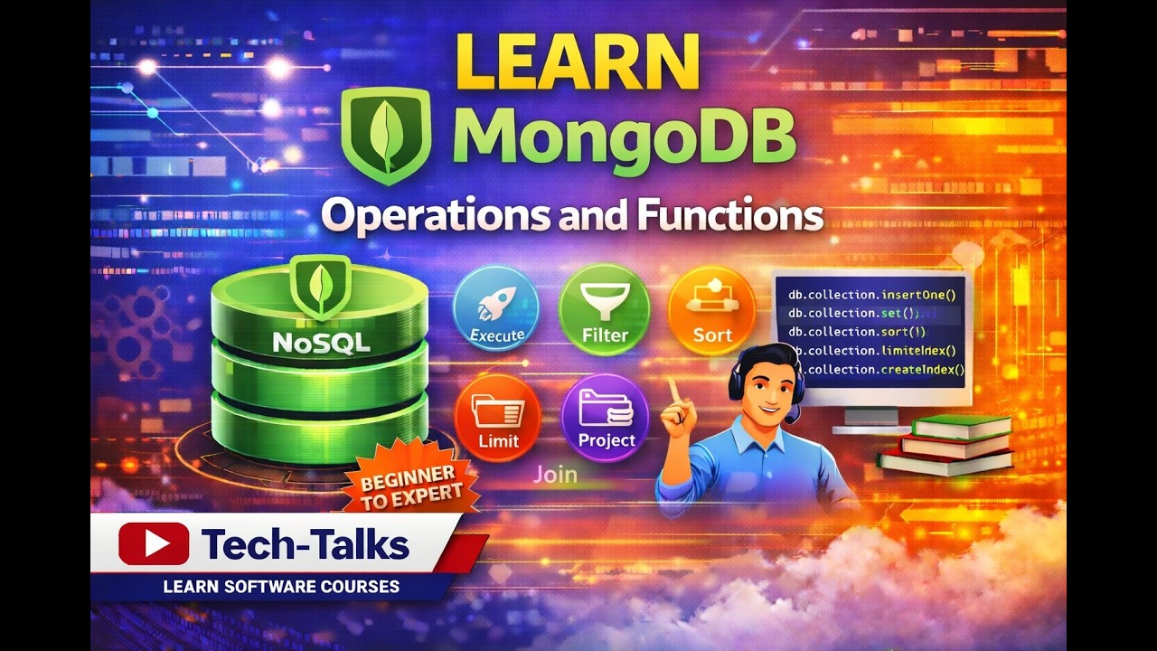 MongoDB Operations and Functions #nosql#tech#coding#programming#education #educational#mongodb