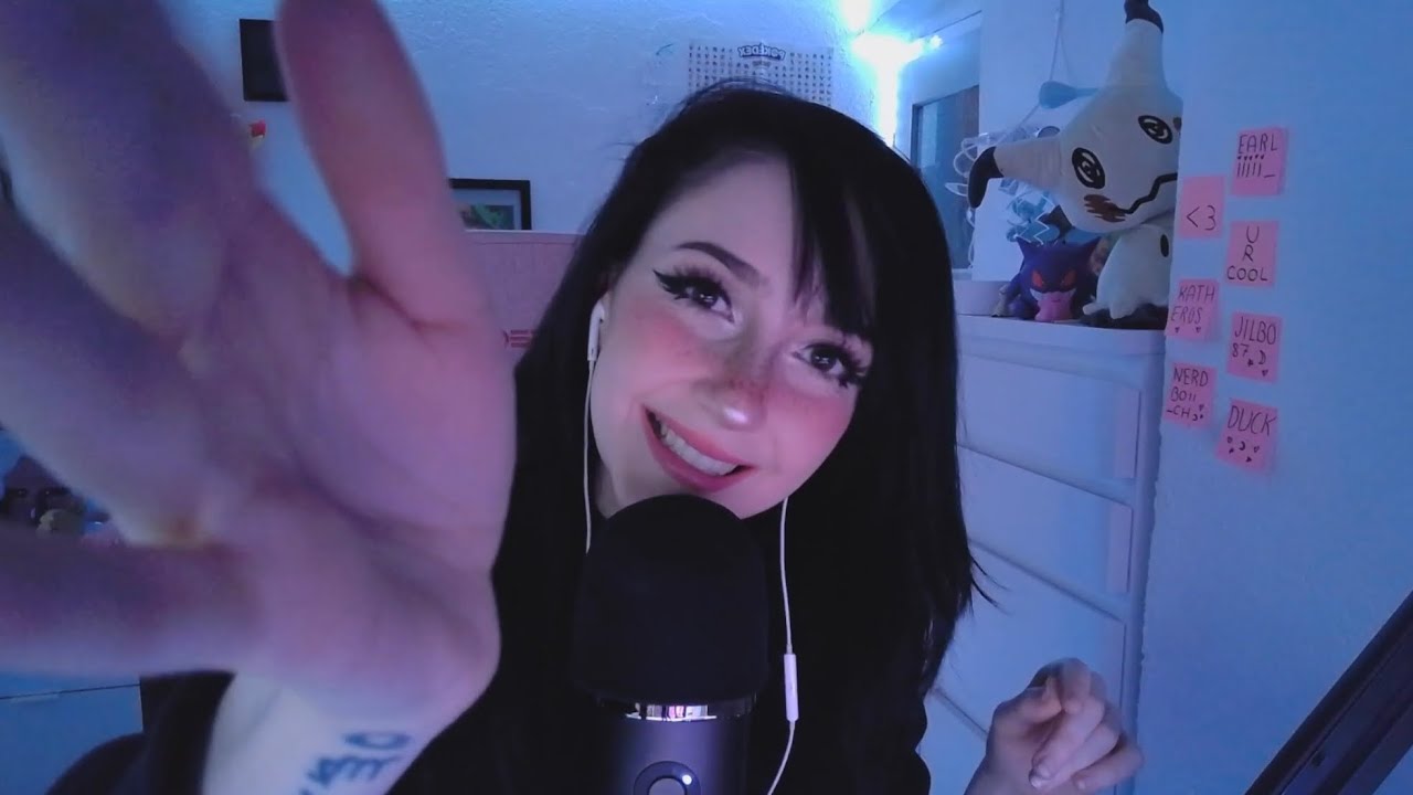 visual ASMR ~ negative energy pulling/snipping & positive affirmations