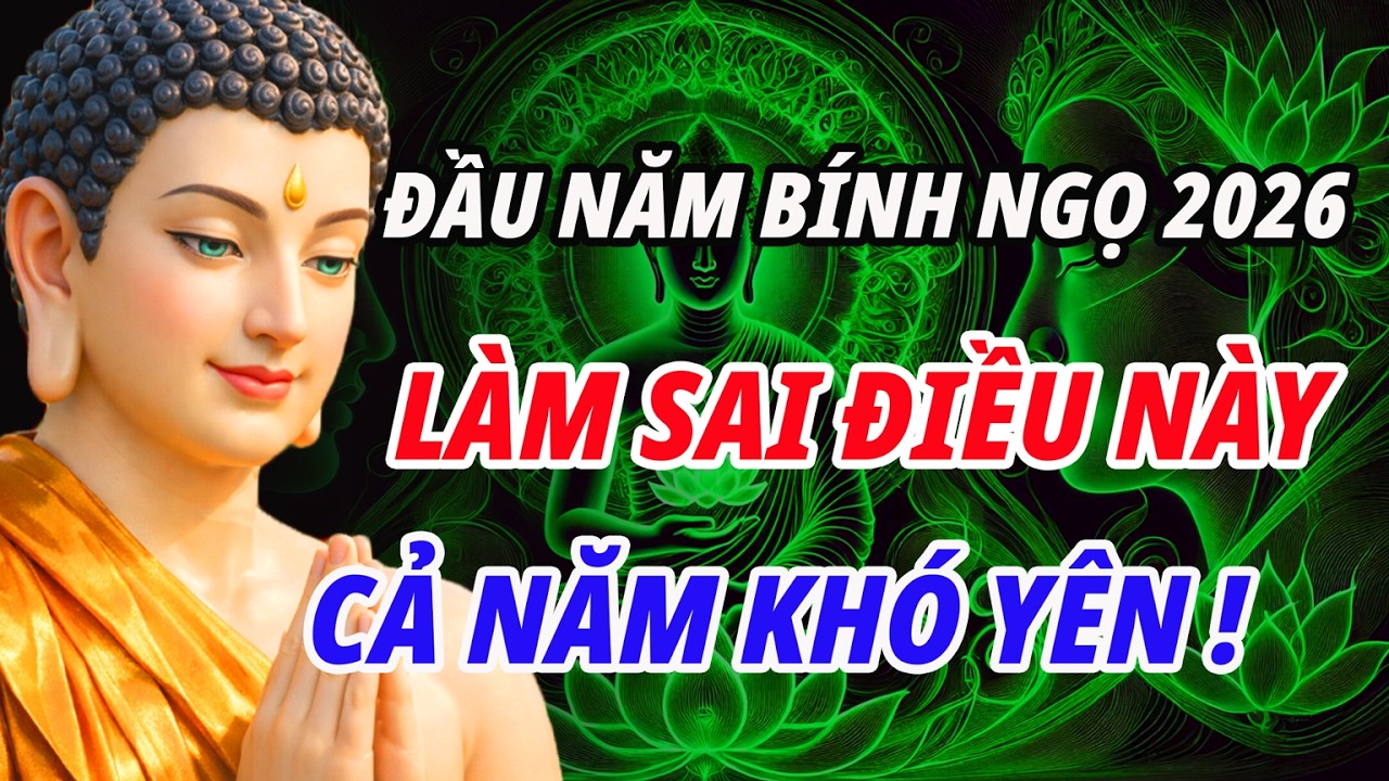 Đầu Năm Bính Ngọ 2026 - Làm Sai Điều Này, Phước Chưa Tới Nghiệp Đã Tăng | PHẬT PHÁP TỪ QUANG