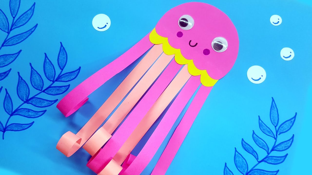 Jellyfish Craft - DIY Paper Craft