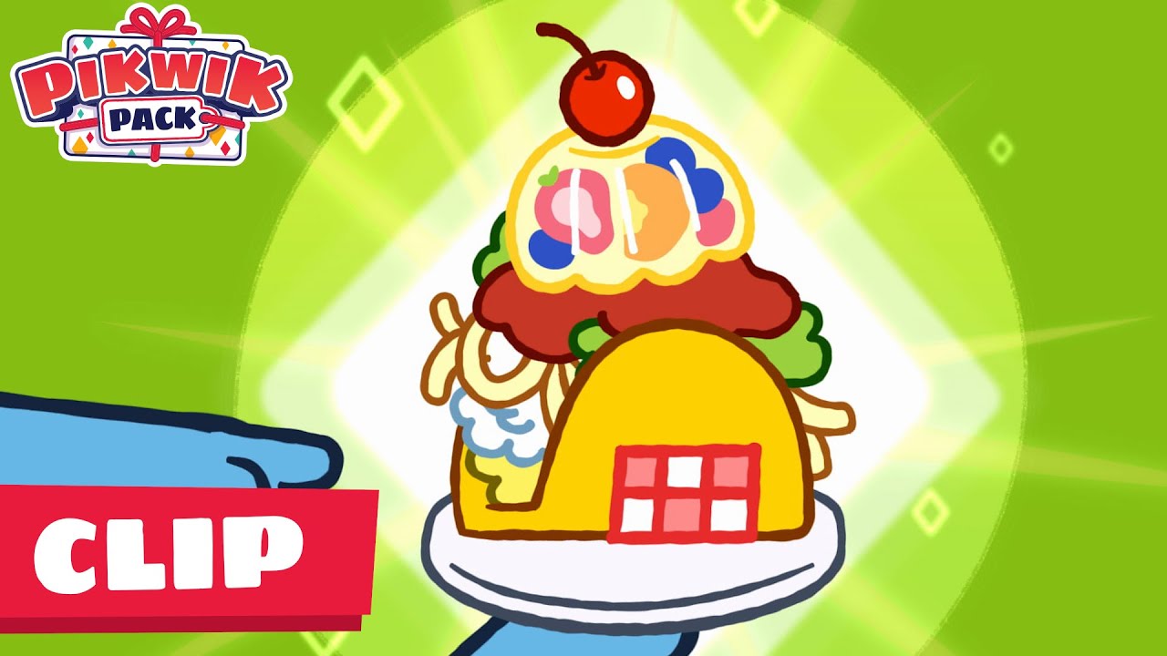 Axel's Special Tacos  🎁✨  Pikwik Pack Season 1 Episode Clip Kip in the Caboose