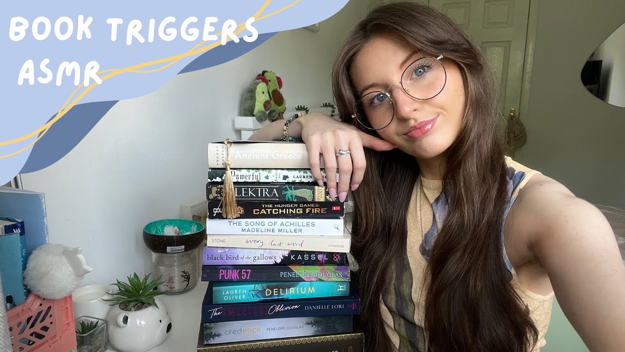 ASMR 50 minute book tapping and tracing🎐(lofi)